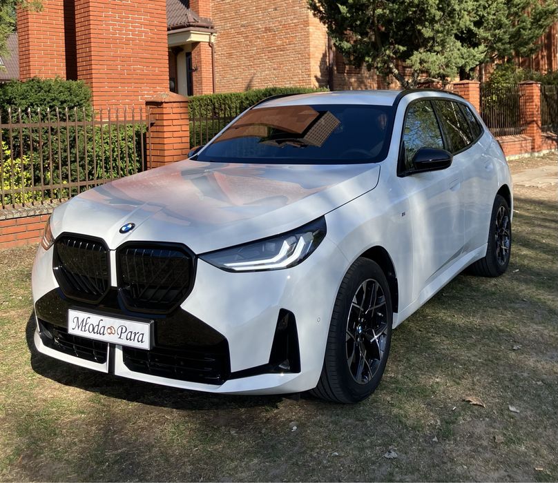 Samochód do ślubu wesele nowe BMW X3 białe