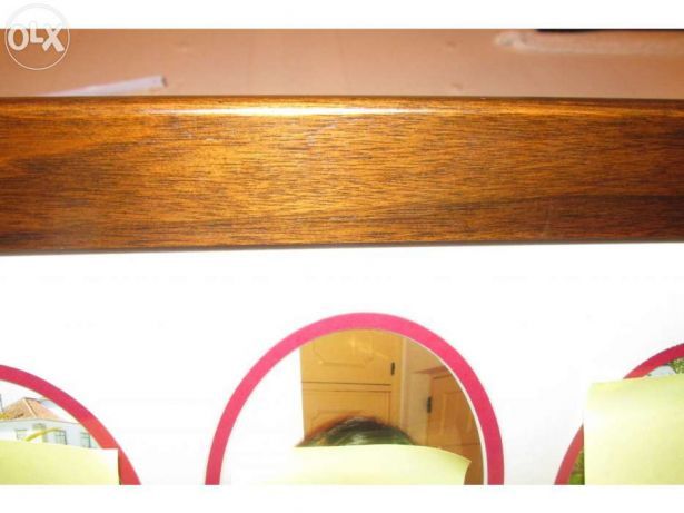 Moldura madeira para 3 fotografias