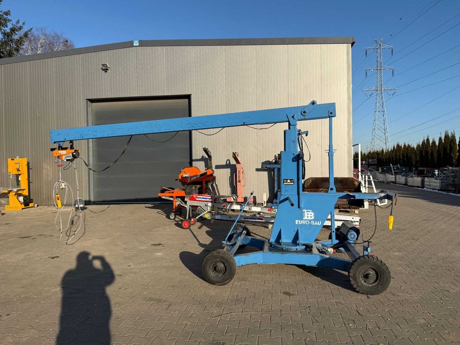 Mini Dźwig NEMAASKO 230V żuraw budowlany murarski warsztatowy Minikran