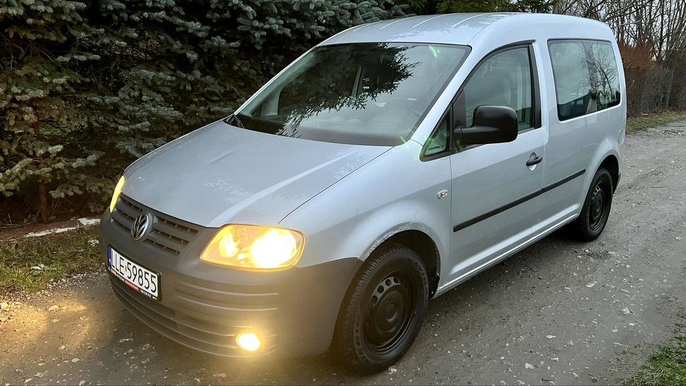 VW Caddy 1.9 TDI 2010r EURO 5 Klima 5 Osób