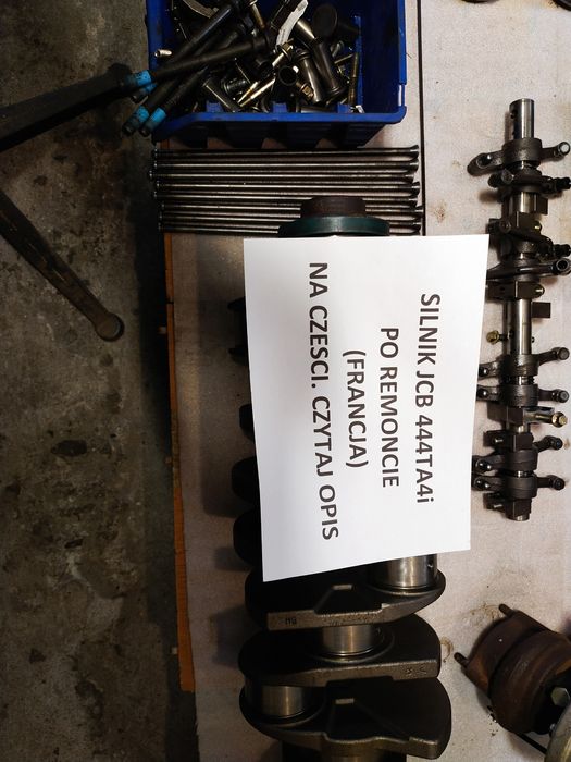 Silnik JCB po remoncie we Francji na części i inne części do silników