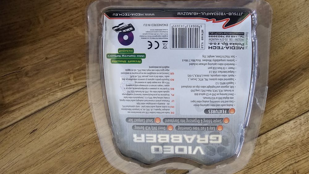 Konwerter przegrywanie kaset VHS do laptopa