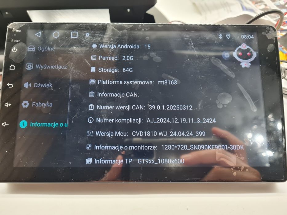 Radio Android 15 dla BMW X3 2006,2010 2/64GB Wi-Fi GPS