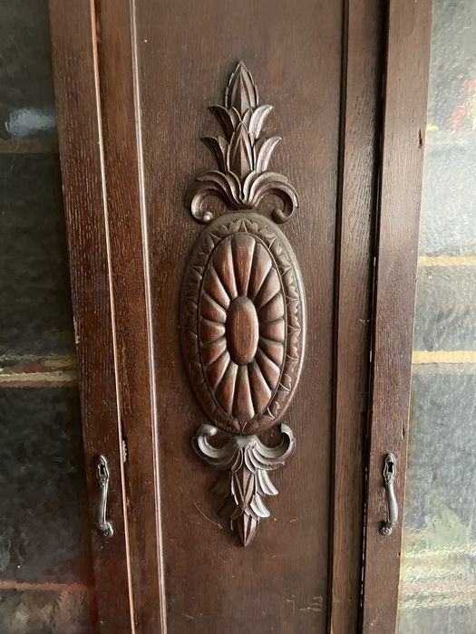 Szafa Witryna Witrynka przedwojenna Antyk drewniana