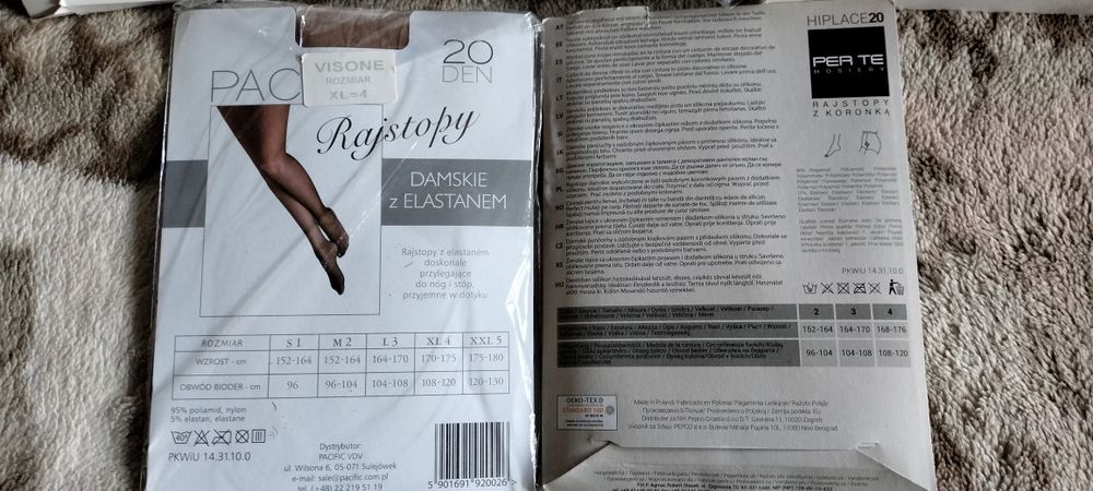Rajstopy zestaw 5 par
