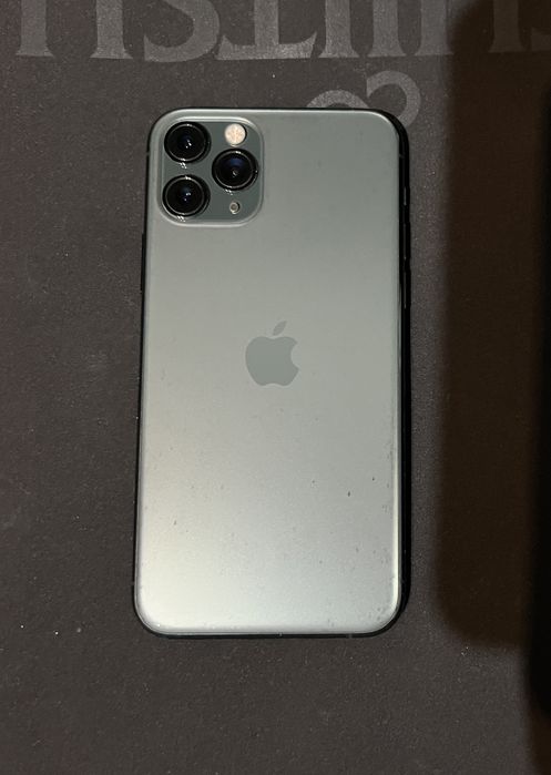 iPhone 11 Pro 256GB Midnight Green – idealny stan, Face ID niesprawne