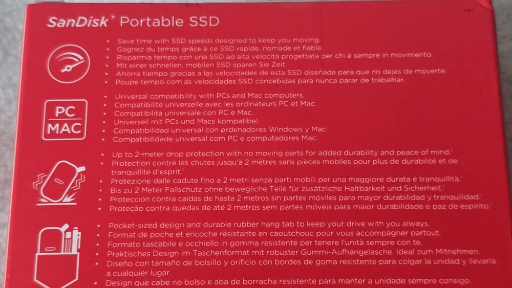 SSD Portátil Sandisk 2TB
