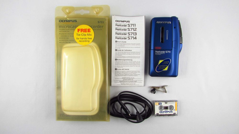 OLYMPUS - Dyktafon kasetowy Kasety S711 Pearlcorder