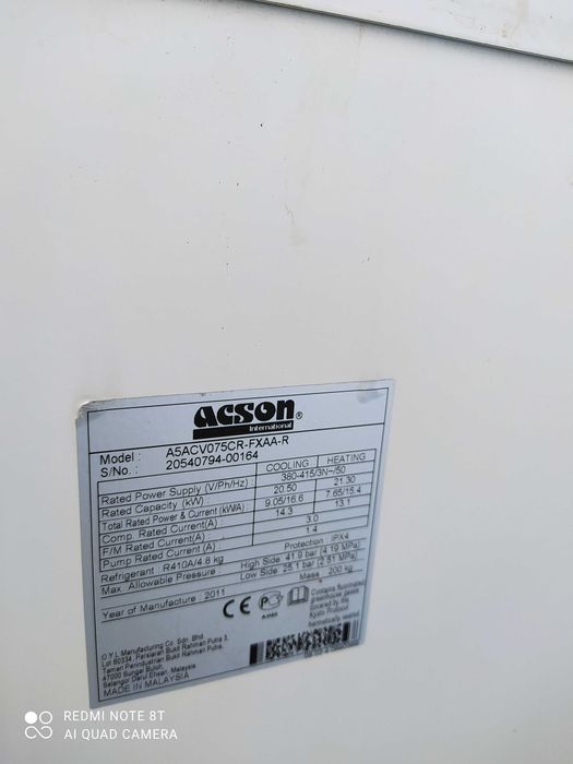 Bomba de calor Acson !!!