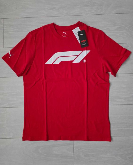 koszulka puma F1, Formula 1, official, czerwona, L