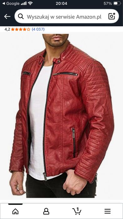 Nowa kurtka skórzana Red Bridge