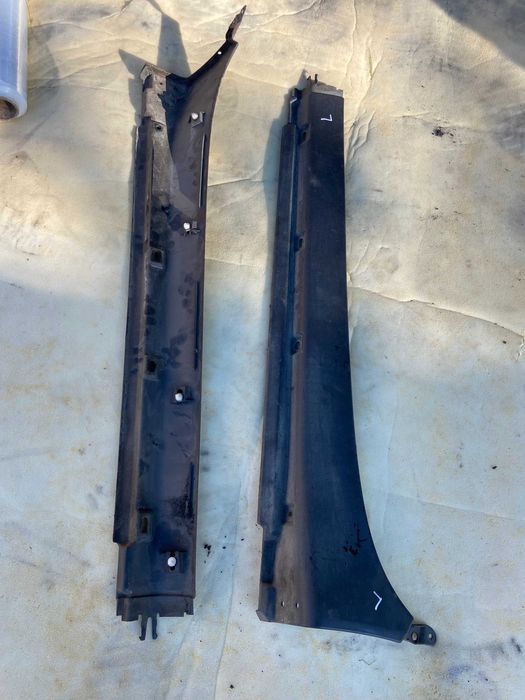 Накладки на пороги Smart Fortwo 450 довгі частини права і ліва