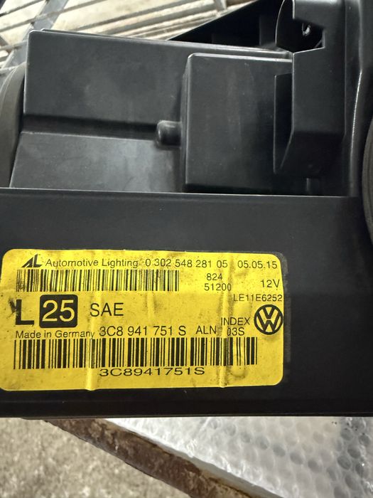 Фара ліва volkswagen passat cc usa rest