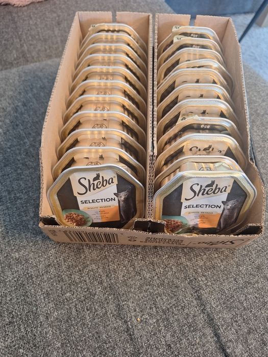 Sheba Selection w sosie Cielęcina z indykiem 22x85 g