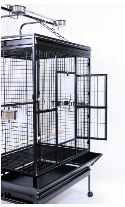 Gaiola grande Papagaio com poleiro - PORTES GRÁTIS