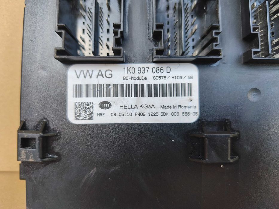 VW Golf VI Skoda Seat moduł komfortu BCM 1K0.937.086D sterownik