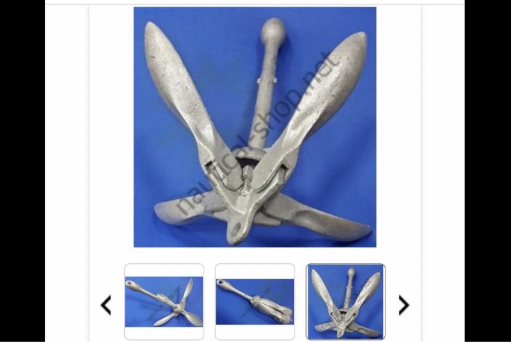 Якорь новый, метал  8 кг