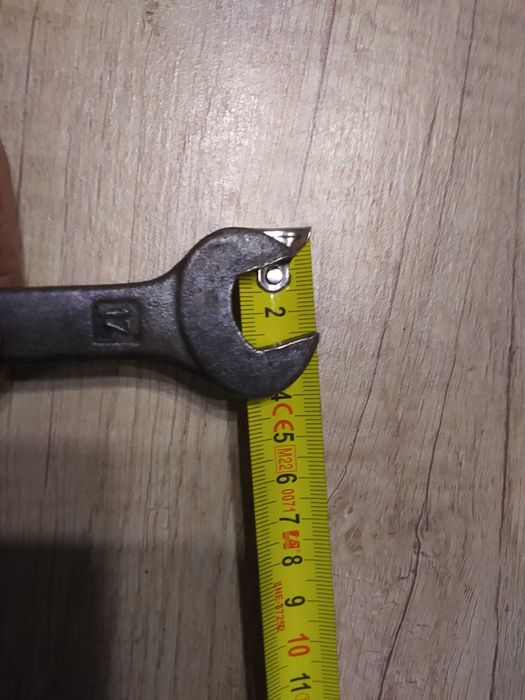 Stary płaski klucz FSO fiat maluch 126p polonez 125p 17 13 mm fsm prl