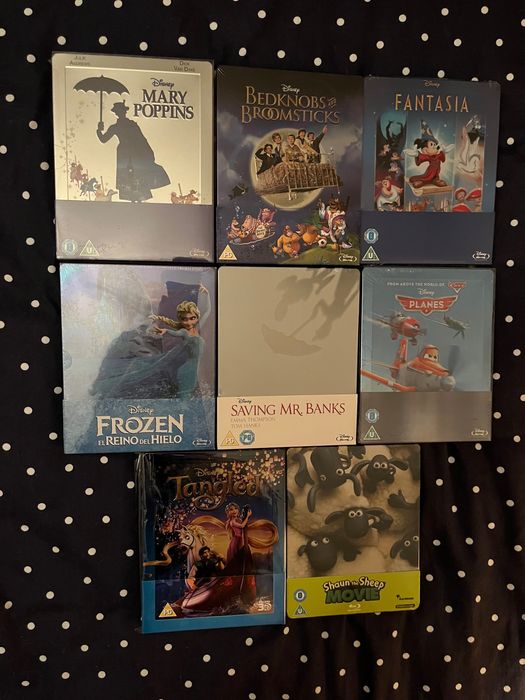 Blu-ray steelbook Clássicos Cinema Disney Hitchcock