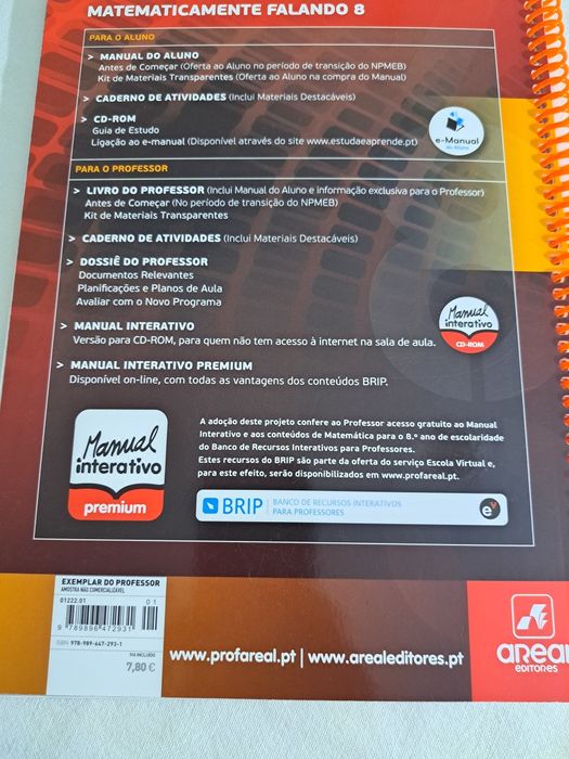 Caderno de atividades Matematicamente falando 8 ano