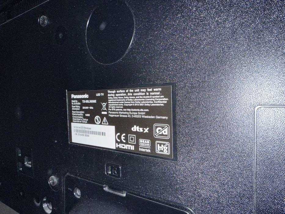 Smart TV Panasonic TX-55LX650E