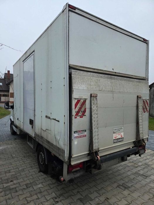 kontener + winda Dhollandia