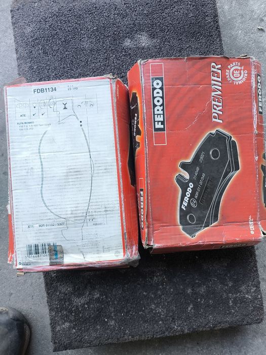 Pastilhas de travão frente Alfa Romeo 156