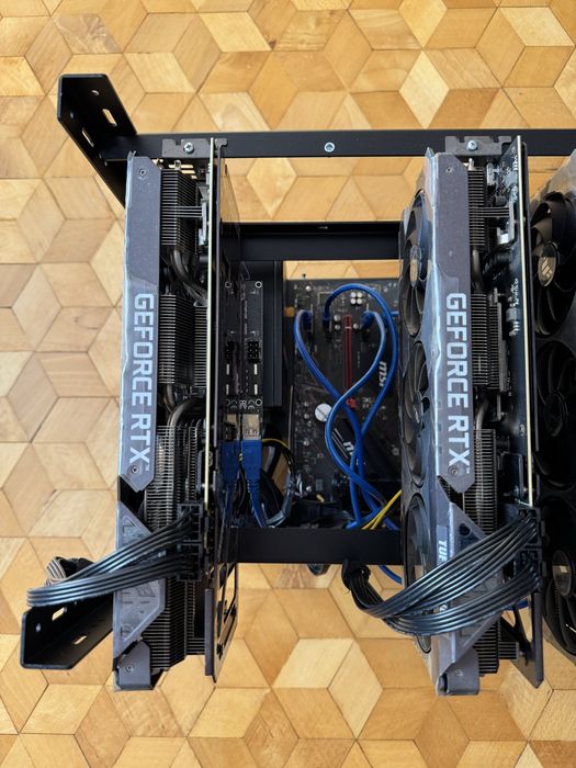 Koparka kryptowalut 3x ASUS RTX 3070 1x ASUS RTX 3070i