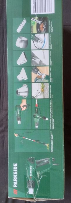 Pistola de ar quente/exterminador de ervas daninhas Parkside