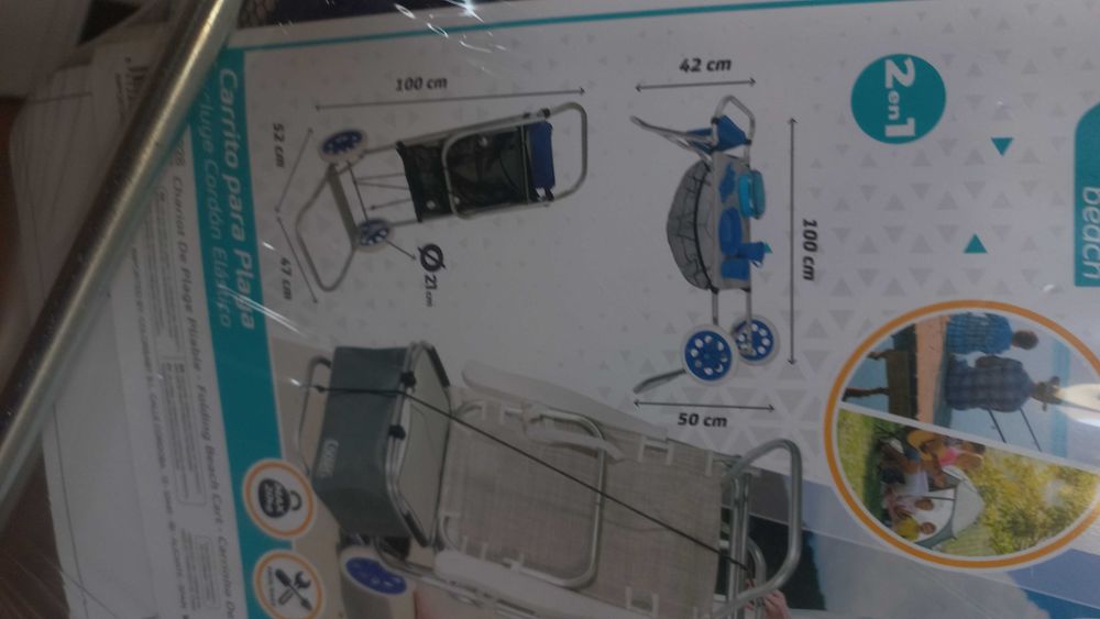 Carrinho de praia Aktive