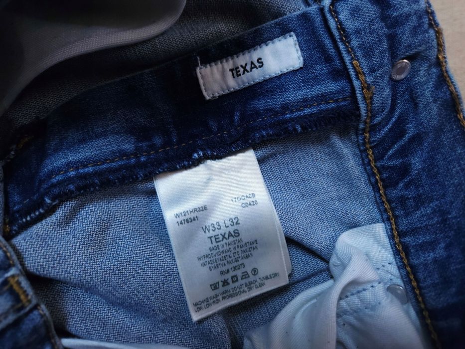 WRANGLER Texas Spodnie Jeans Męskie r. 33/32