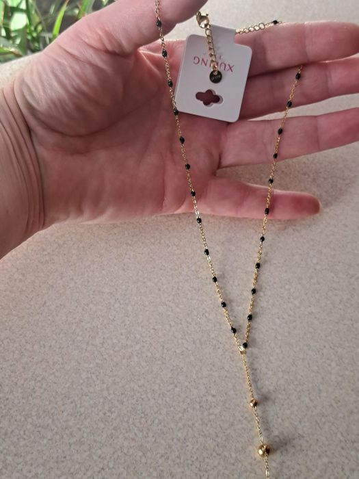 Nowa pozłacana celebrytka naszyjnik krawatka