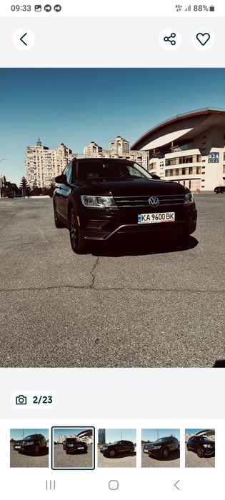 ІДЕАЛЬНИЙ СТАН АВТО Volkswagen Tiguan 2021,2.0лTSI