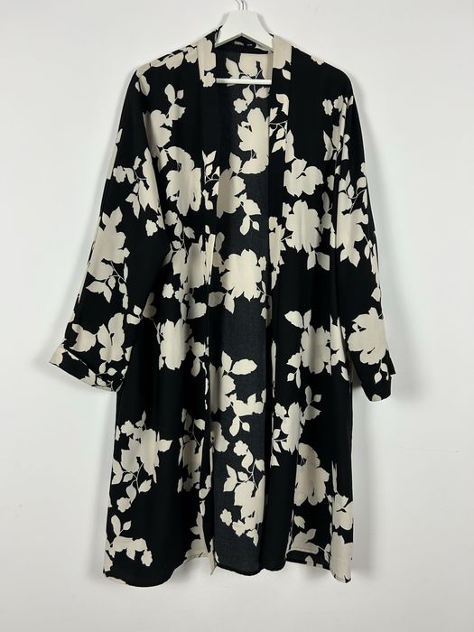 Narzutka kimono Oasis floral kwiatowy Print XL L