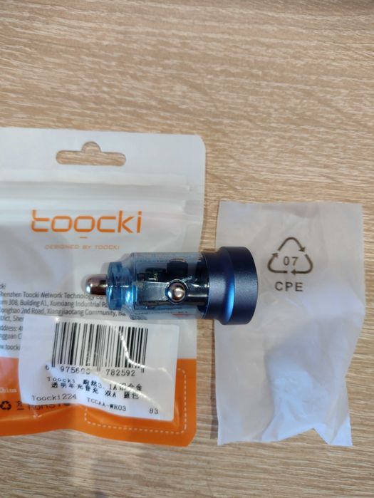 Автомобільний зарядний пристрій для телефону Toocki; Awei  15,5 -60w