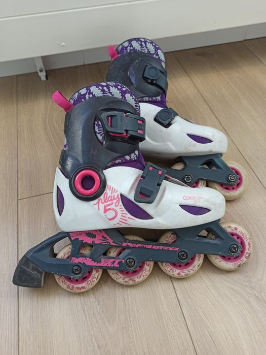Rolki oxelo decathlon dziewczynka 28 29 30 regulowane