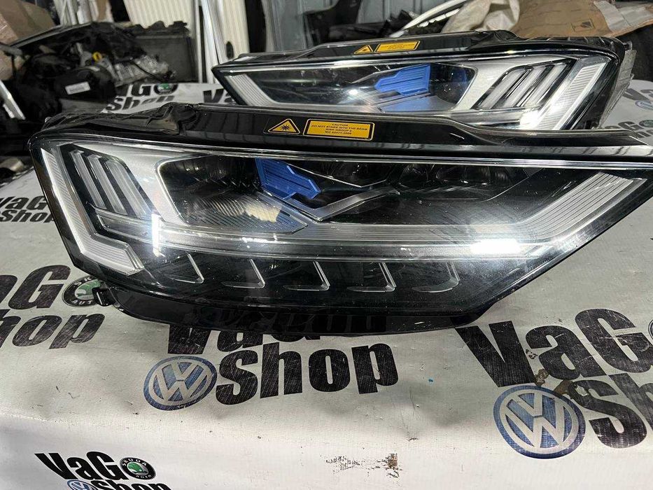 Laser Фары Audi A8 D5 Оптика Лазерні Ауди А8 Д5 Фонари Ауді Лазер Фара