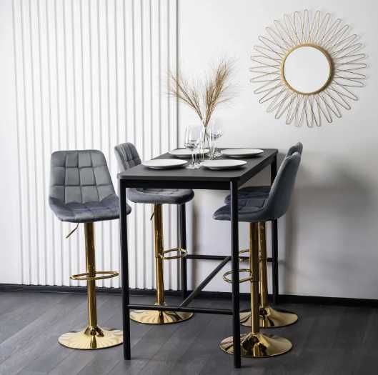 Барний стілець Arcos велюровий, барне крісло, барный стул