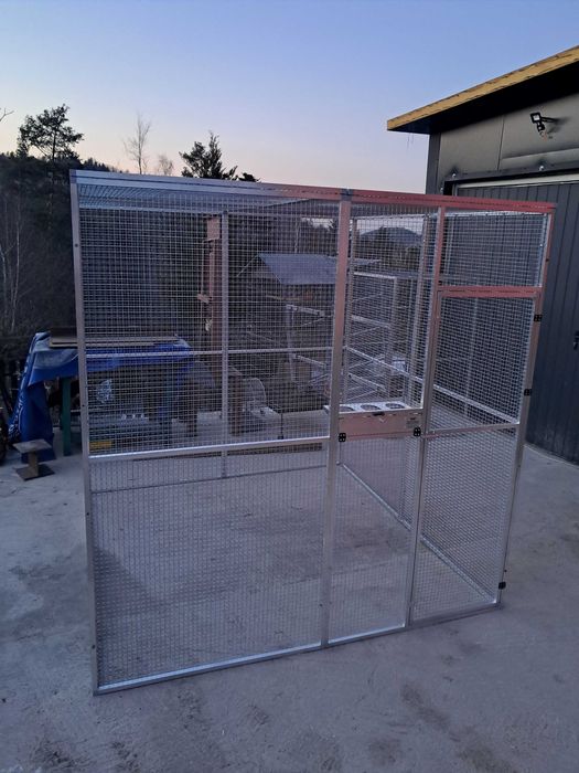 Woliera aluminiowa 2x2x2