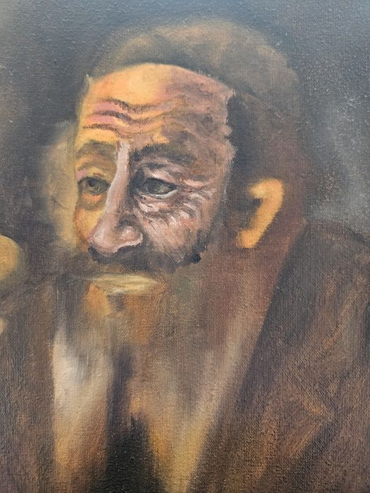 Картина маслом еврей