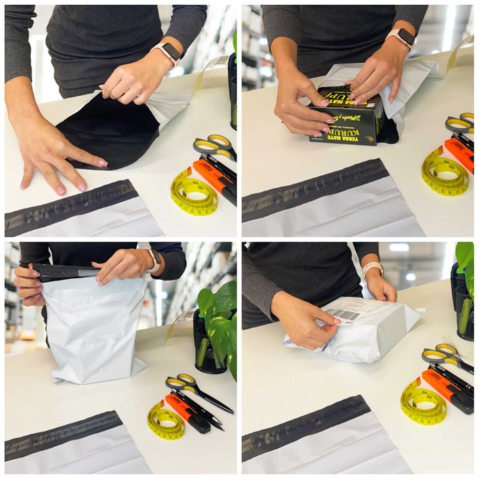 Solidne foliopaki wysyłkowe koperty foliowe pakiet A3