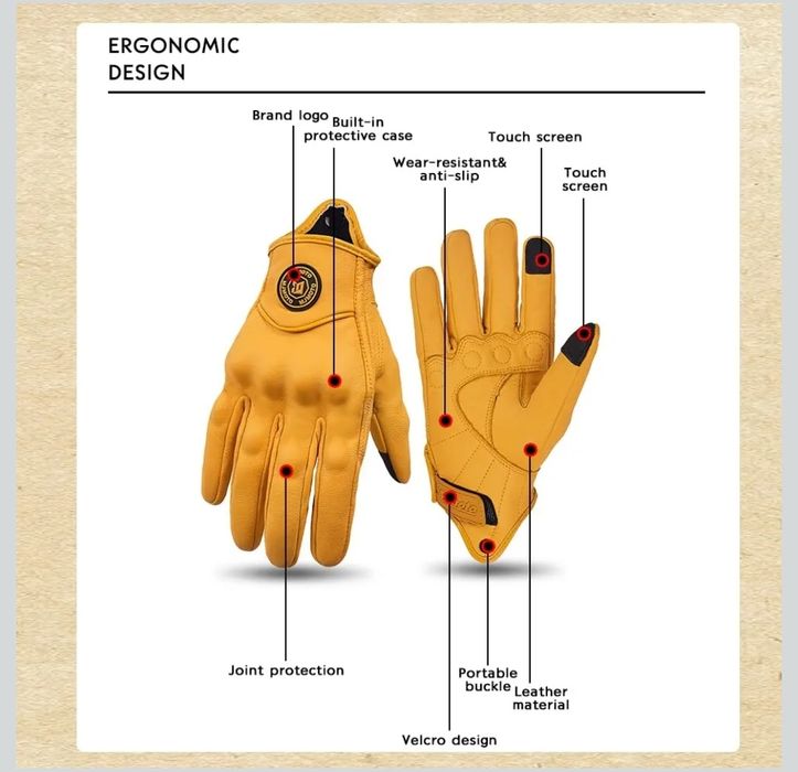 Luvas de motociclista