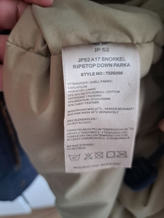 Męska puchowa kurtka