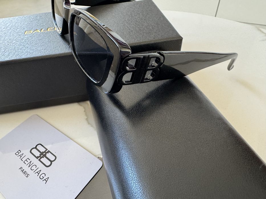 Okulary Balenciaga czarne Nowe pudelko