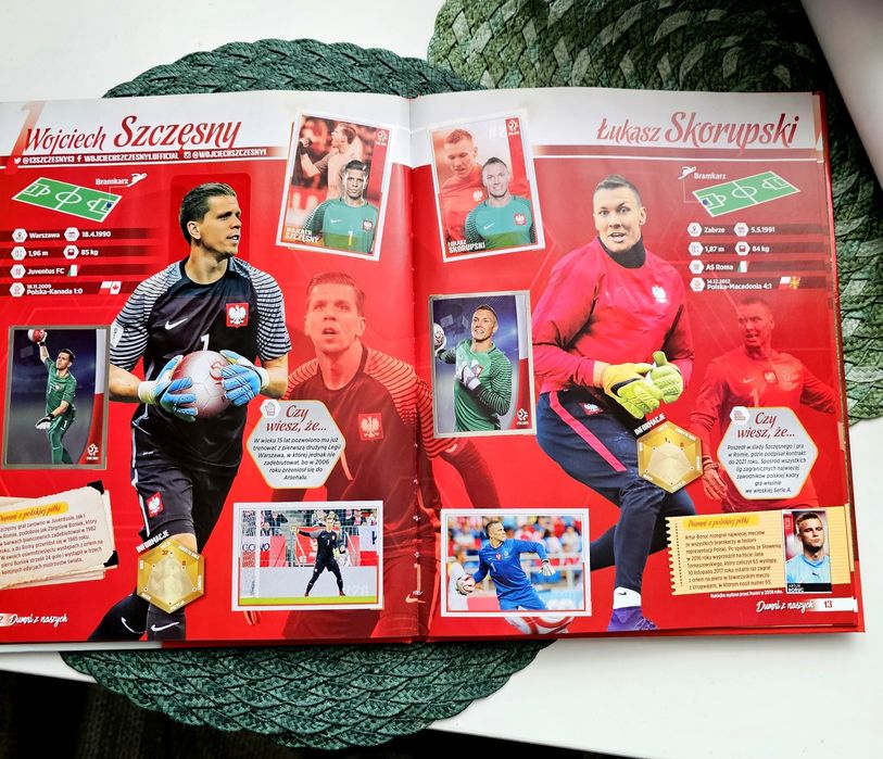 Album piłkarski z Euro 2018r.+Worek i Plakaty.