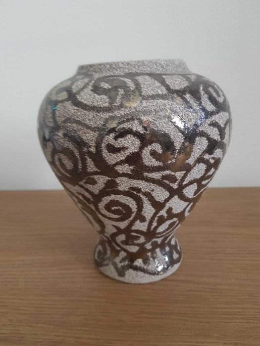 Jarra Antiga Decorativa Pintada á Mão