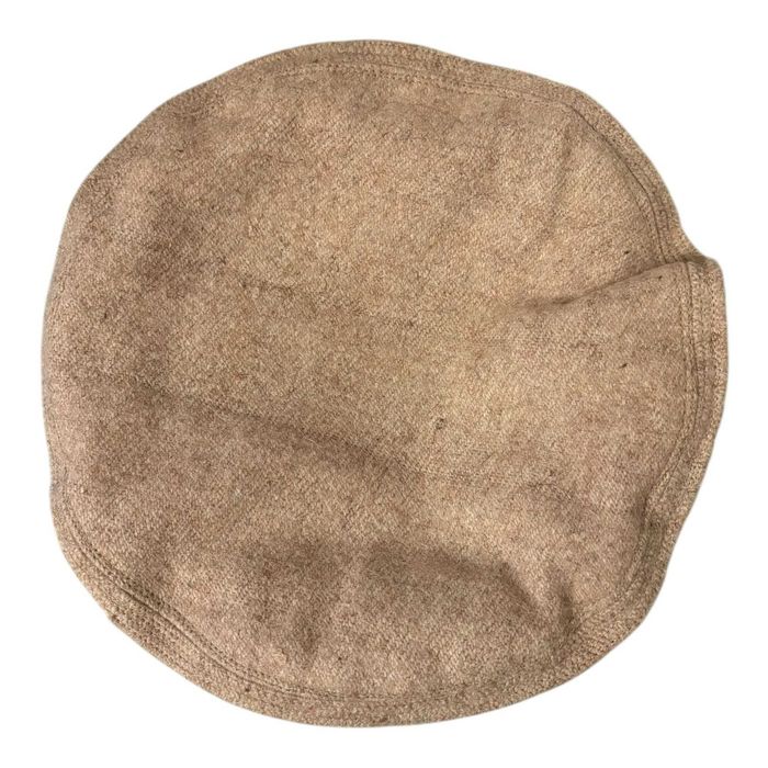 Boné de inverno Winter Cap Chapéu Pakol 100% feito à mão (Marfim)