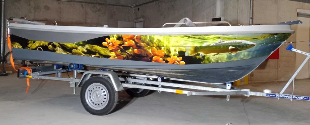 Łódka motorowa, wędkarska PX 430 II, łodzie, łódki.