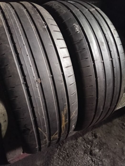 235.55.17 Dunlop 2шт літо шини б/у склад Харків шиномонтаж гума 55 R17