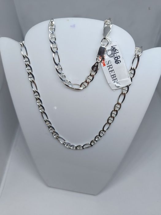 Srebrny łańcuszek splot Gucci srebro 925 długość 50cm